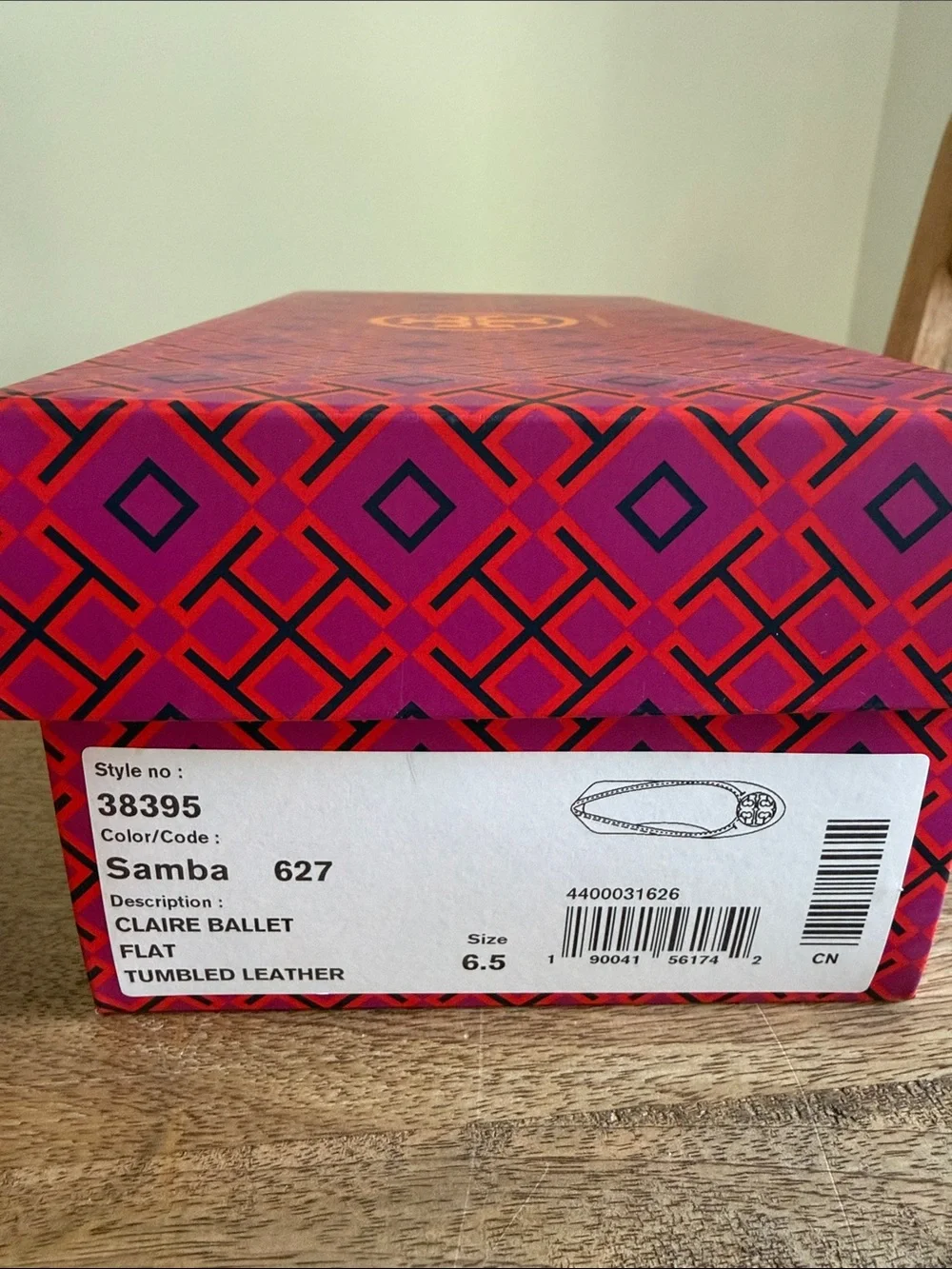 Tory Burch Claire Ballet Flat in Samba
